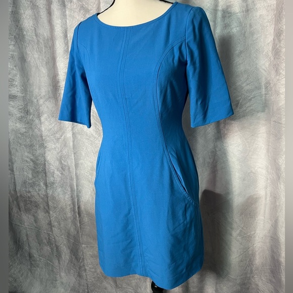 Tahari Arthur S Levine Women’s Sheath Crepe Dress with Pockets - sz 2P - Picture 2 of 15